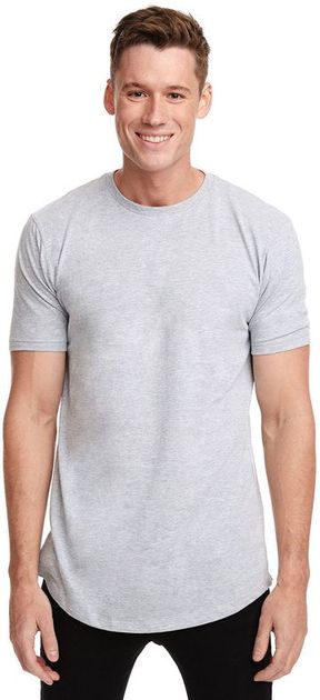 Next Level Men's Cotton Long Body Crew